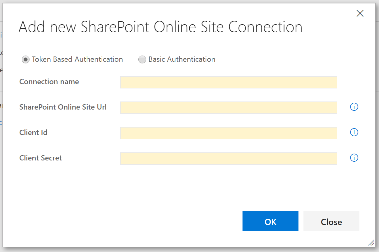 SharePoint token based authentication